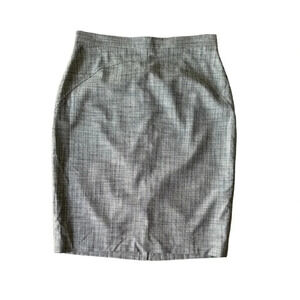 Reiss Size 8 Remi Gray Pencil Skirt Work Career Office Luxe Academia